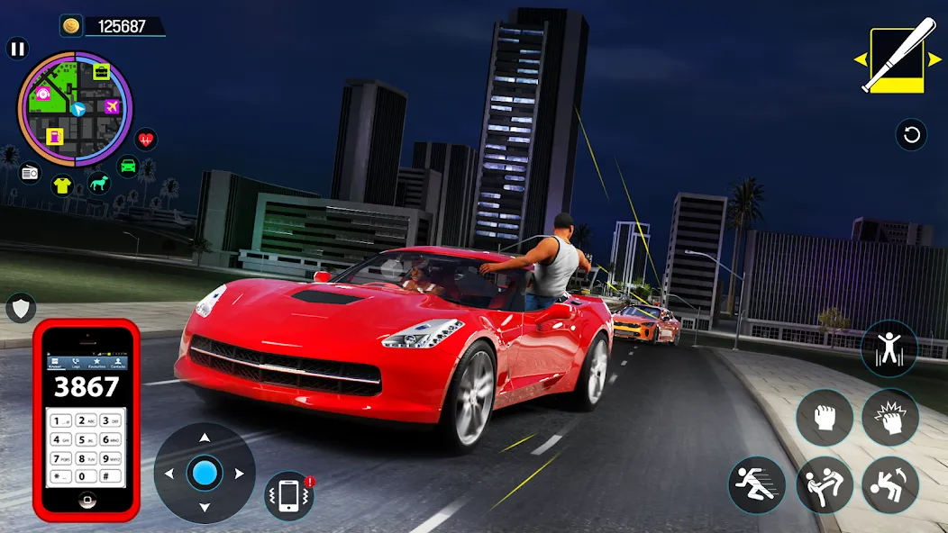 Скачать Gangster Mafia City Crime Game MOD APK — Много денег — скриншот 5
