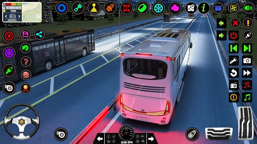 Bus Driving Games 3D: Bus Game — Мод: Много денег — скриншот 1
