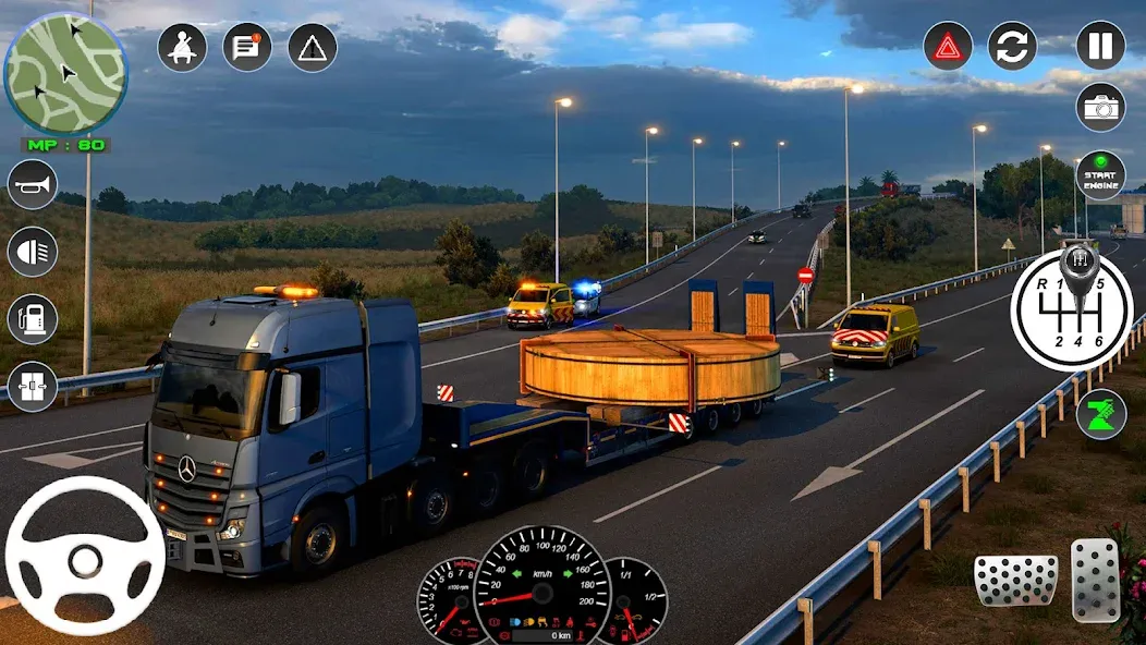 Скачать Euro Cargo Truck Simulator 3D — Модификация Много денег — скриншот 4