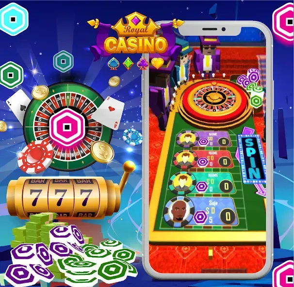 Robux For Robux , Casino Robux MOD APK — Много денег — скриншот 1