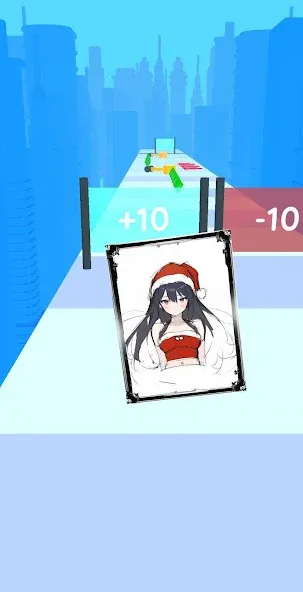Скачать взломанную Card Run : Anime Evolution — Много денег — скриншот 2