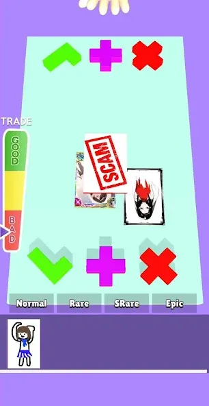 Скачать взломанную Card Run : Anime Evolution — Много денег — скриншот 3