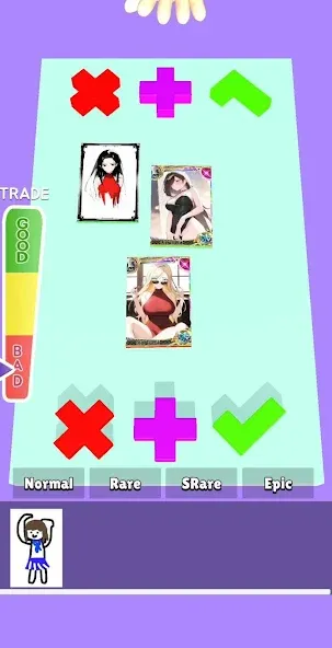 Скачать взломанную Card Run : Anime Evolution — Много денег — скриншот 4