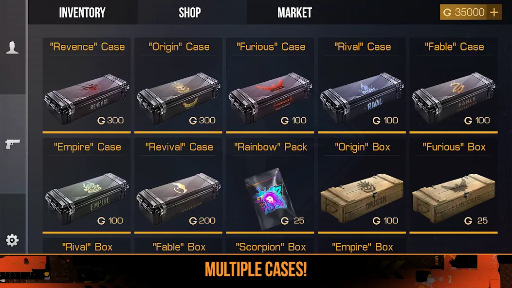 Case Opener: Skins Simulator MOD APK на Android — Много денег — скриншот 4