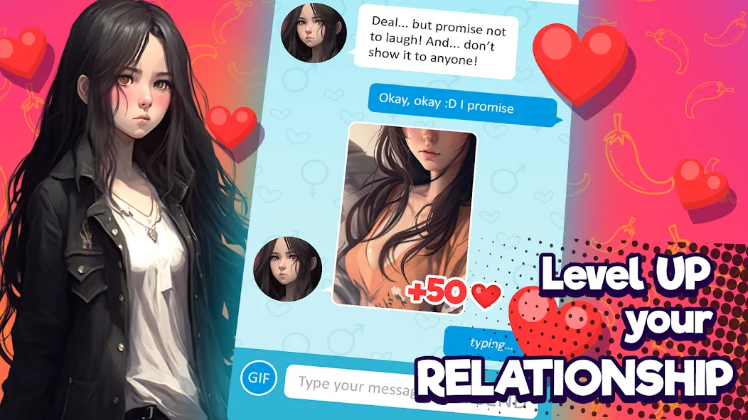 Anime Girlfriend - AI Chat MOD — Премиум подписка разблокирована на Андроид — скриншот 5
