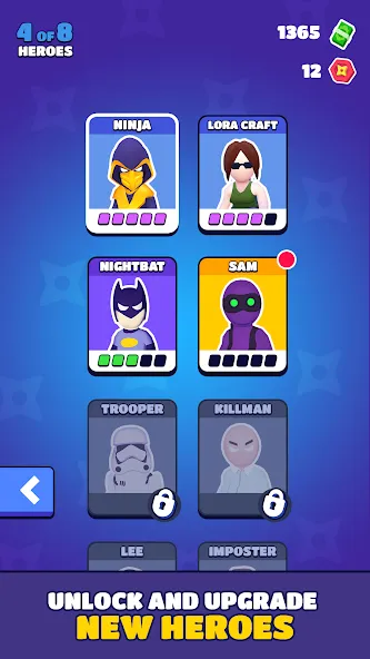 Stealth Master: Assassin Ninja — Много денег и бесплатные покупки — скриншот 3