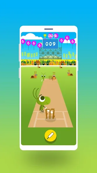 Cric Game - Doodle Cricket (Мод Все разблокировано) — скриншот 4 Cric Game - Doodle Cricket (Мод Все разблокировано) — скриншот 4