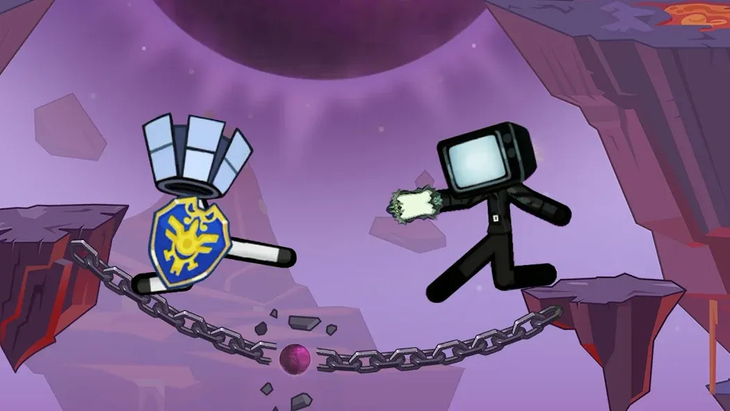 Скачать взлом Stick Hero Fight Clash на Андроид — Много денег — скриншот 1