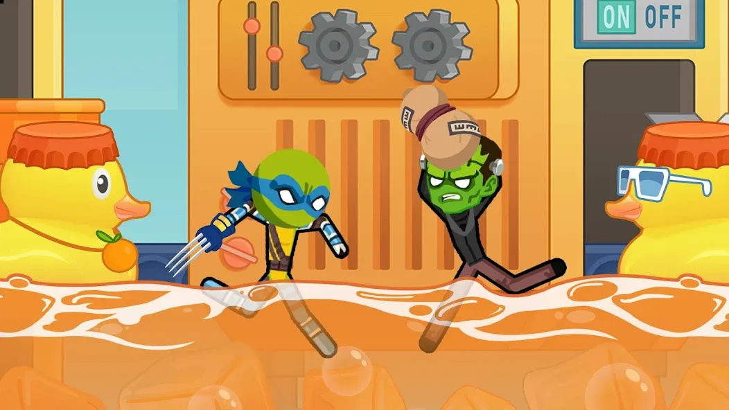 Скачать взлом Stick Hero Fight Clash на Андроид — Много денег — скриншот 3