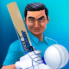Скачать взлом Stick Cricket Clash на Андроид — Много денег
