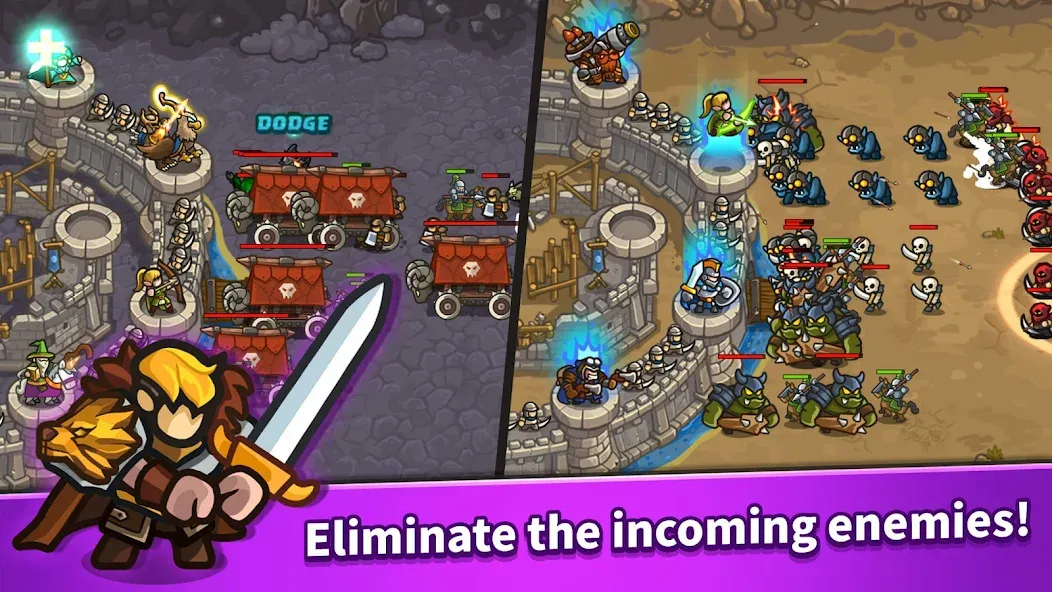 Скачать Idle Kingdom Defense на Андроид — Много денег — скриншот 1