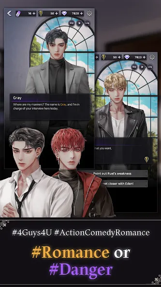 Blood Kiss : Vampire story MOD APK — Много денег и без рекламы — скриншот 5