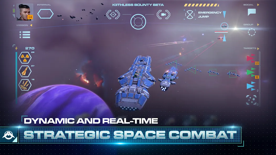 Скачать Homeworld Mobile: Sci-Fi MMO — Последняя версия (Много денег и ресурсов) — скриншот 2