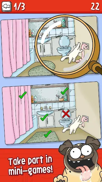 Взлом Simon’s Cat Crunch Time — Много жизней и ходов — скриншот 2