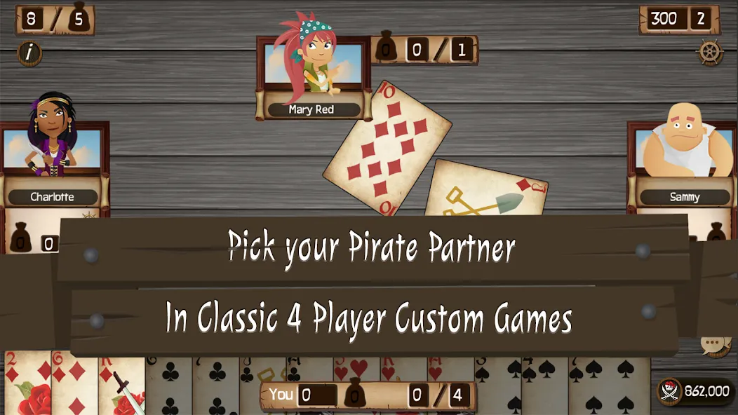 Взломанная Spades Cutthroat Pirates на Андроид — Взлом на много денег — скриншот 4
