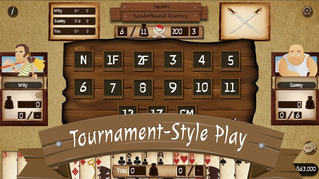 Взломанная Spades Cutthroat Pirates на Андроид — Взлом на много денег — скриншот 5