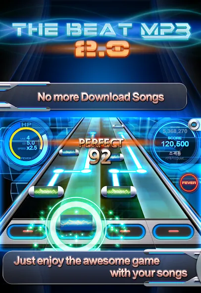Скачать BEAT MP3 2.0 - Rhythm Game (Мод: Много денег и всё разблокировано) на Андроид — скриншот 1