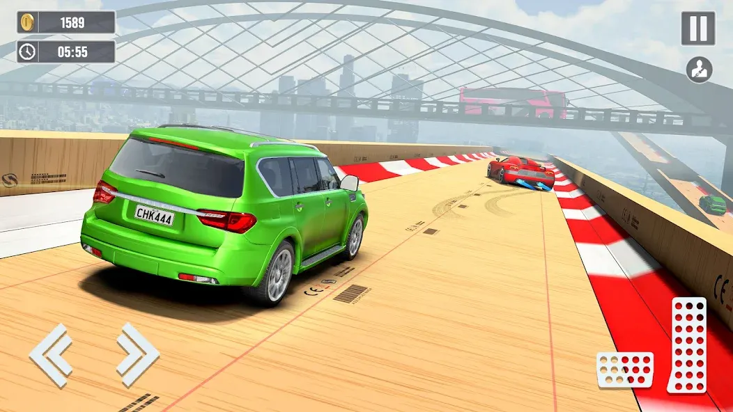 Скачать Car Stunt Games : Car Games 3D (Мод: Много денег) на Андроид — скриншот 3