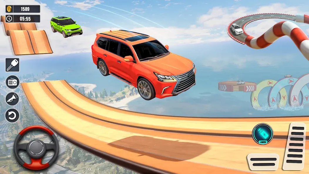 Скачать Car Stunt Games : Car Games 3D (Мод: Много денег) на Андроид — скриншот 5