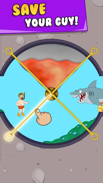 Pull Him Out MOD APK — Много денег — скриншот 2