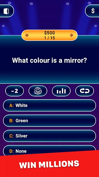 Millionaire 2024: Trivia Game MOD APK — Бесплатные покупки — скриншот 1