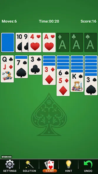 Скачать Solitaire: Classic Card Game MOD APK — Без рекламы — скриншот 1