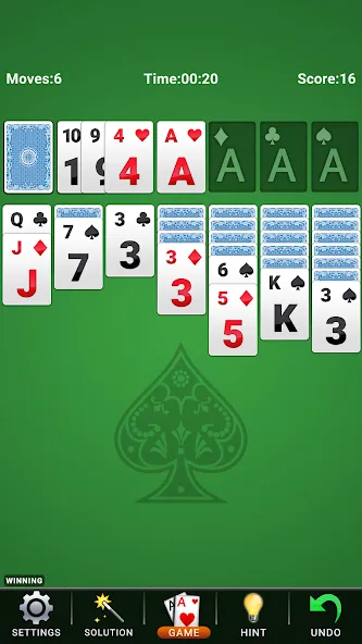 Скачать Solitaire: Classic Card Game MOD APK — Без рекламы — скриншот 3