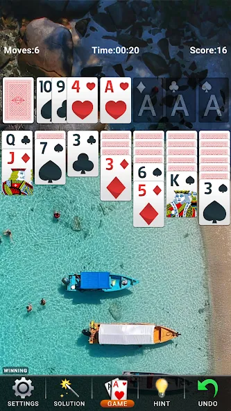 Скачать Solitaire: Classic Card Game MOD APK — Без рекламы — скриншот 5