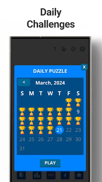 Sudoku Levels: Daily Puzzles MOD — Все уровни разблокированы на Андроид — скриншот 2