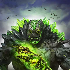 Blood of Titans: Card Battle MOD APK — Много кристаллов и энергии