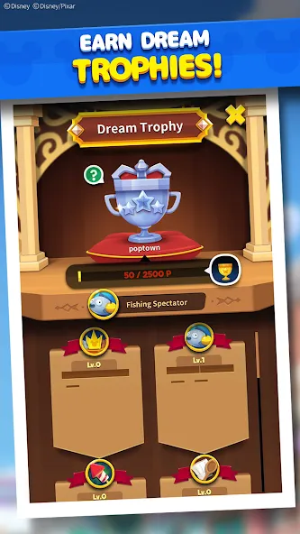 Disney POP TOWN MOD APK на Android — Много монет — скриншот 2 Disney POP TOWN MOD APK на Android — Много монет — скриншот 2
