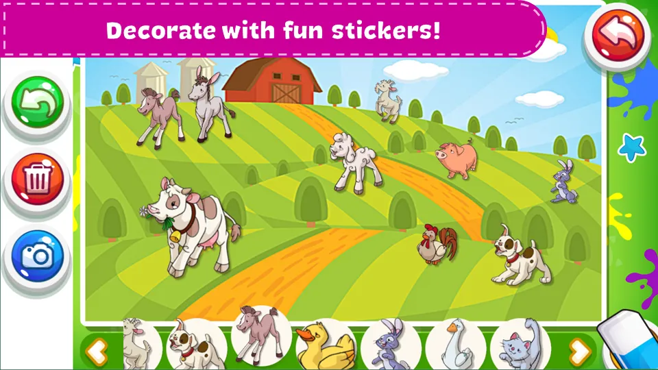 Скачать взлом Coloring Book - Kids Paint на Андроид — Все цвета и кисти разблокированы — скриншот 2 Скачать взлом Coloring Book - Kids Paint на Андроид — Все цвета и кисти разблокированы — скриншот 2