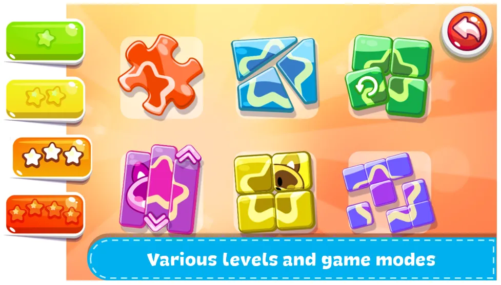Скачать Kids Games - Puzzle World с модом — Все уровни открыты — скриншот 2
