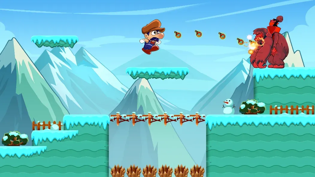 Скачать Super Bino Go:Adventure Jungle на телефон — Много денег и кристаллов — скриншот 4