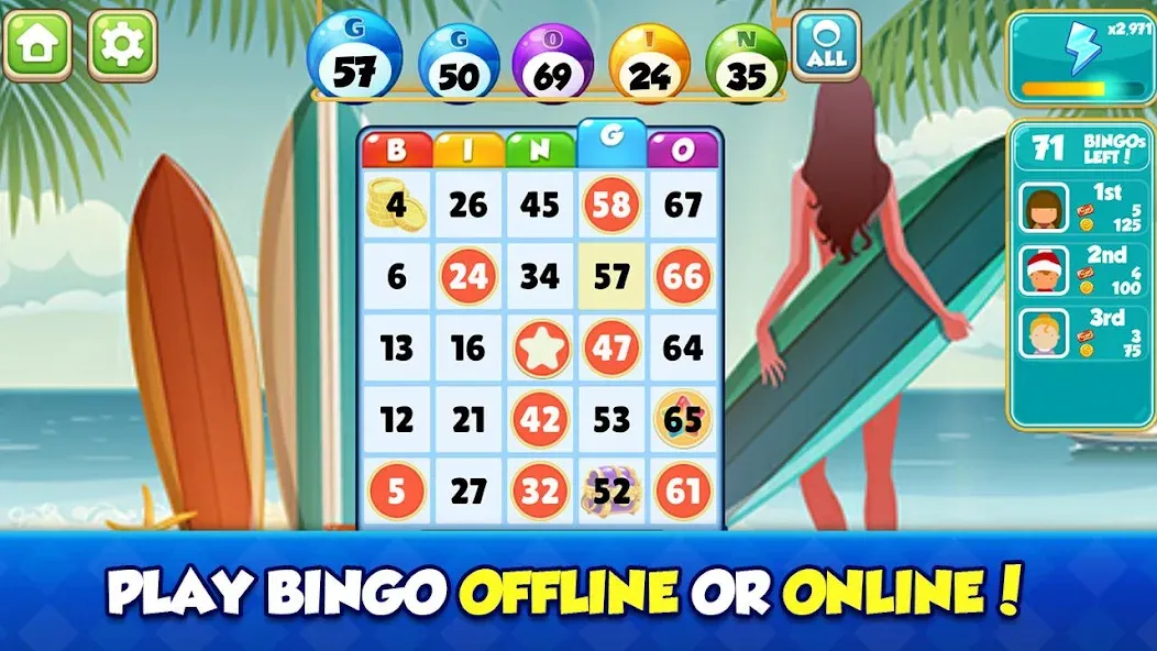 Bingo bay : Family bingo — Бесконечные деньги — скриншот 3