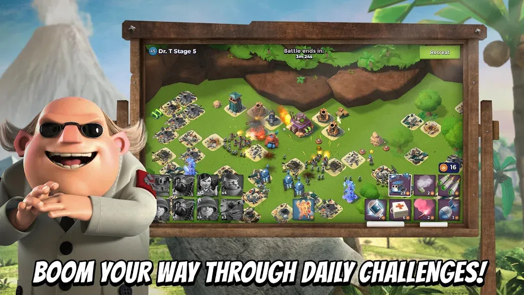 Скачать Boom Beach с модом — Много ресурсов и бесконечные деньги — скриншот 2