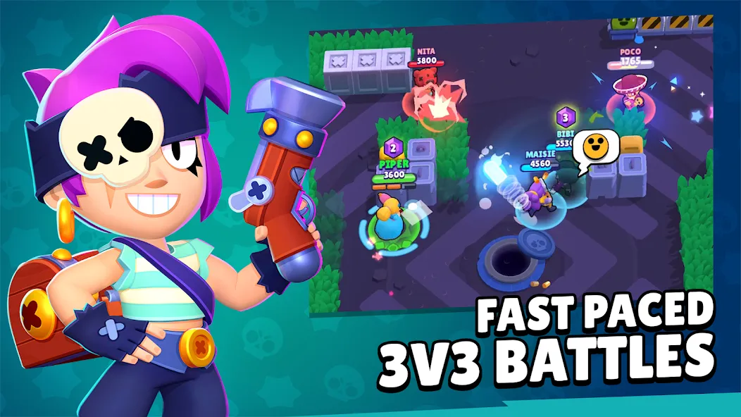 Brawl Stars Mod APK Много денег и алмазов — Скачать на Андроид — скриншот 2