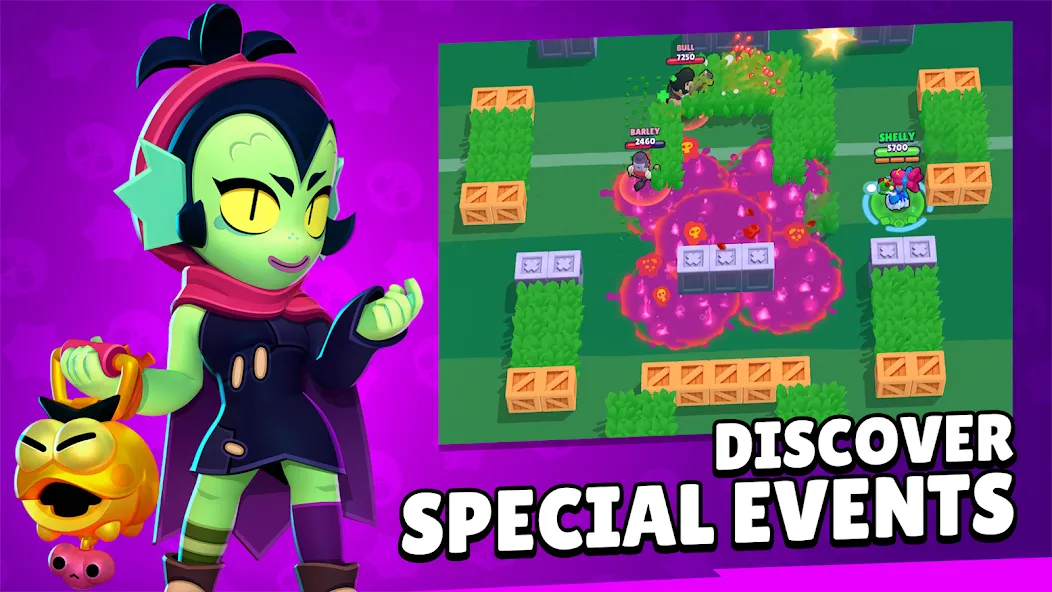 Brawl Stars Mod APK Много денег и алмазов — Скачать на Андроид — скриншот 4