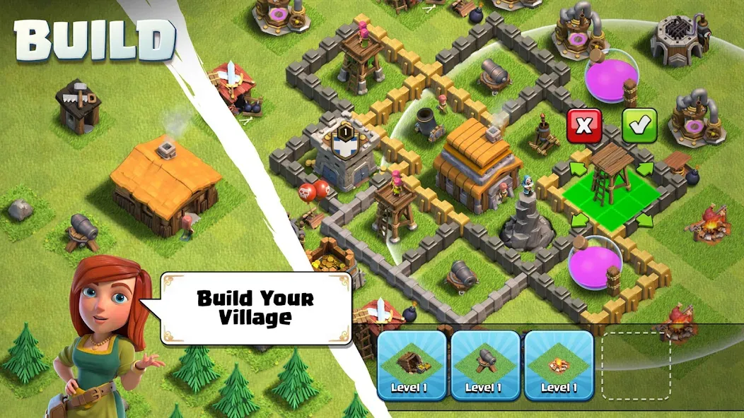 Взломанная Clash of Clans на Андроид — Много денег и кристаллов — скриншот 4