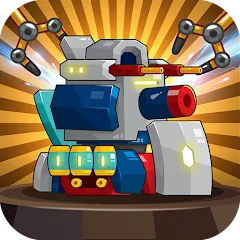 Mini Robot Tank : idle — Взломанная версия (Много денег и алмазов)