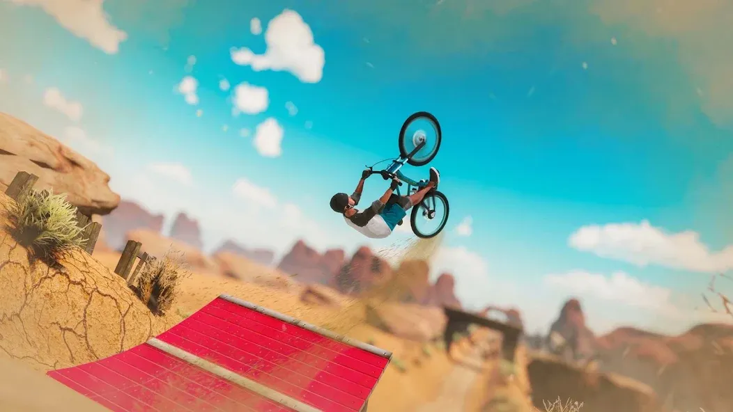 Скачать Bicycle Stunts: BMX Bike Games (Мод: Много денег) на Андроид — скриншот 1