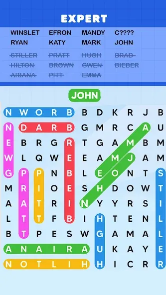 Взлом Word Search Puzzle Challenge — Все уровни открыты — скриншот 4