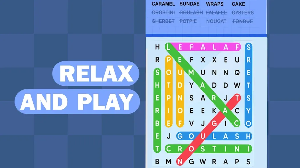 Взлом Word Search Puzzle Challenge — Все уровни открыты — скриншот 5