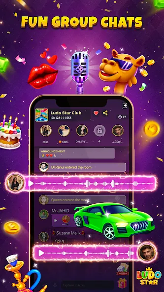 Скачать взлом Ludo STAR: Online Dice Game на Андроид — Много денег — скриншот 4