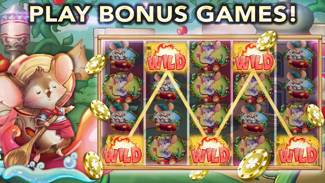 Взломанная Fast Fortune Slots Games Spin на Андроид — Много денег — скриншот 4