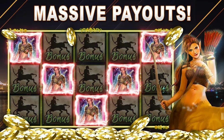 Взлом VIP Deluxe Slots Games Offline — Много денег — скриншот 2