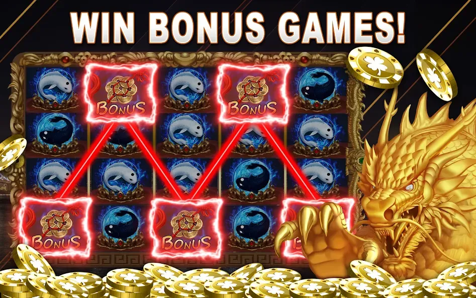 Взлом VIP Deluxe Slots Games Offline — Много денег — скриншот 3