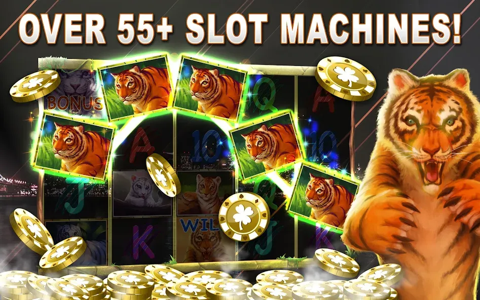 Взлом VIP Deluxe Slots Games Offline — Много денег — скриншот 4