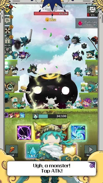 Скачать Tap Dragon: Little Knight Luna с модом — Много денег и кристаллов — скриншот 4 Скачать Tap Dragon: Little Knight Luna с модом — Много денег и кристаллов — скриншот 4