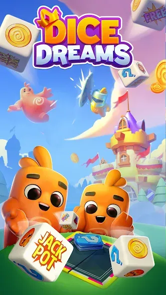 Скачать Dice Dreams с модом — Бесплатные броски — скриншот 1 Скачать Dice Dreams с модом — Бесплатные броски — скриншот 1
